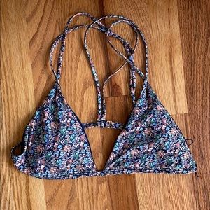 cross backed bikini top